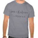 T-shirt: Schrondinger wave equation shirt