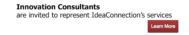 Innovation Consultants are invited to represent IdeaConnection's services