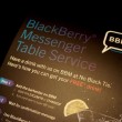BlackBerry Messenger Table Service