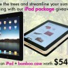 Win an iPad and Matching Eco Case (worth $549)