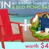 Win an Eco Lounge Chair and the Ultimate Green Summer Picnic Set!