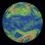 Real-time Global wind map